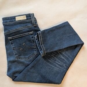 AG Adriano Goldschmied Jeans Farrah High Rise Skinny Ankle Blue Denim Size 6